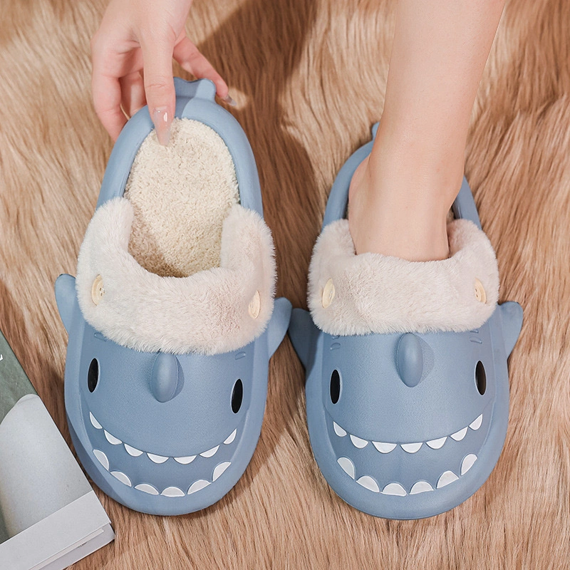 2023 Shark Sandals Winter Fur Slipper for Indoor Outdoor