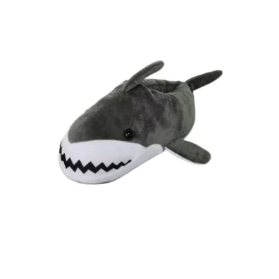 Ustomizable America Adult 3D Animal Design Shark Plüschtier-Hausschuhe